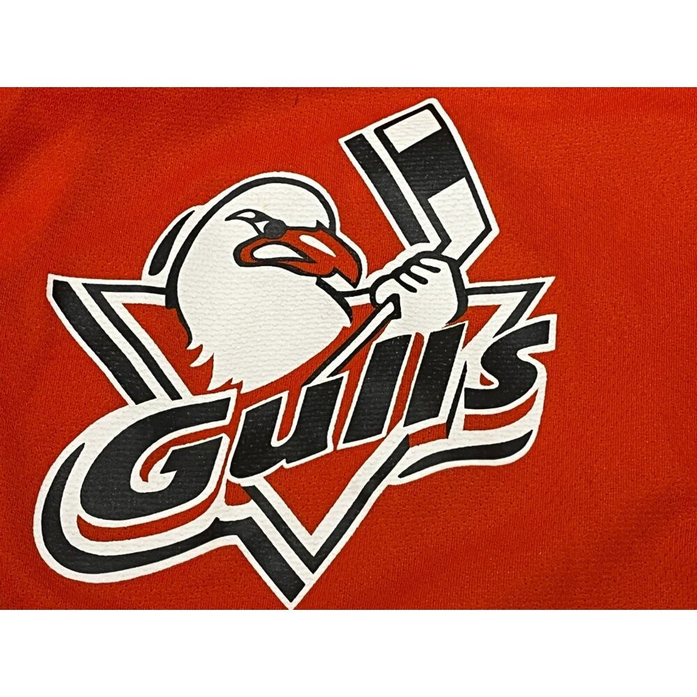 Vintage AIS Minor League Hockey AHL San Diego Gulls Jersey Men XXL Orange goalie